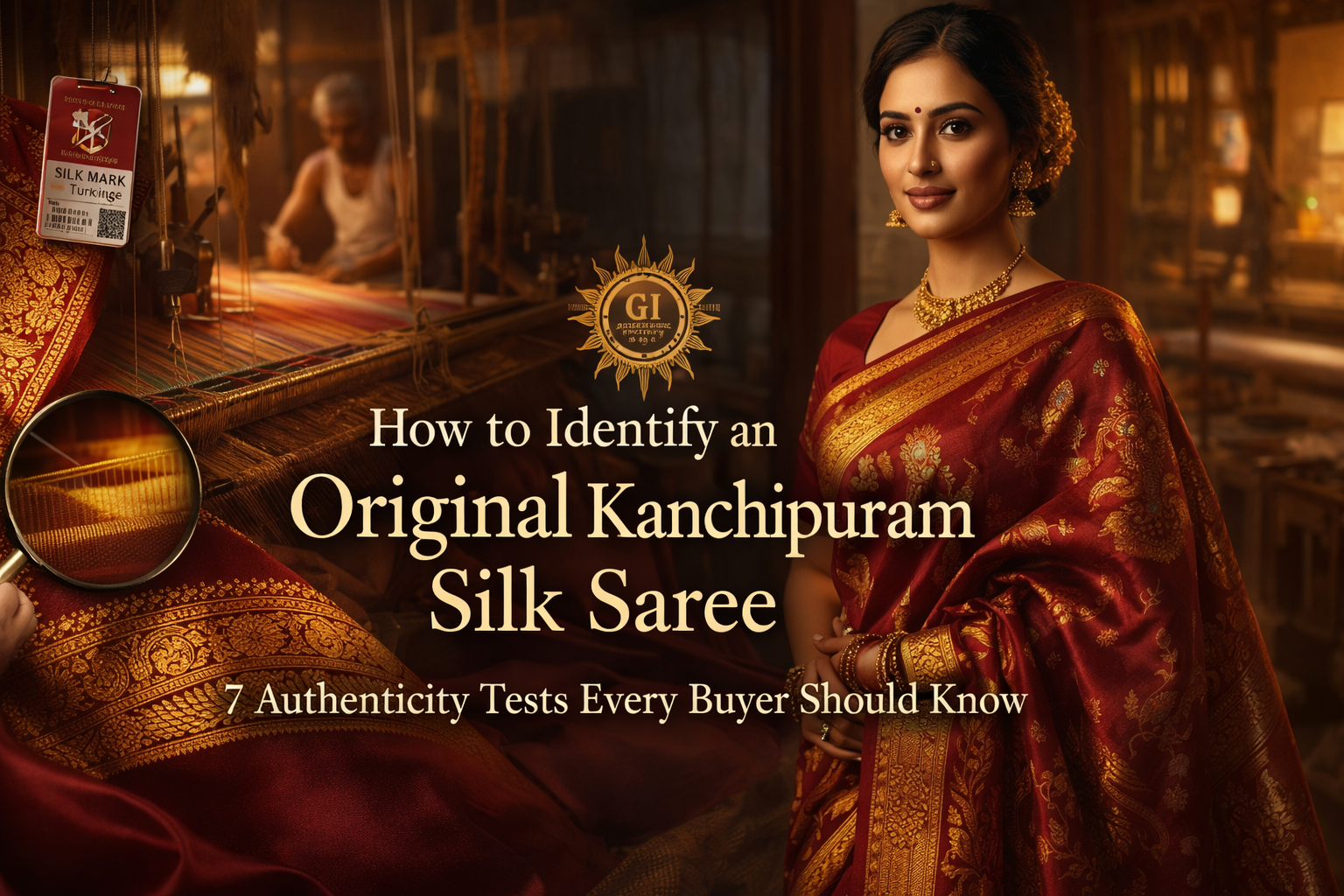 How to Identify an Original Kanchipuram Silk Saree: 7 Authenticity Tests Every Buyer Must Know