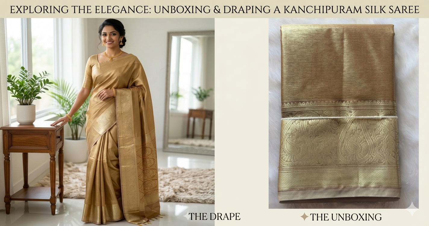 Best Kanchipuram Tissue Silk Saree to Buy in 2025 — KPTIS003 Review & Style Guide