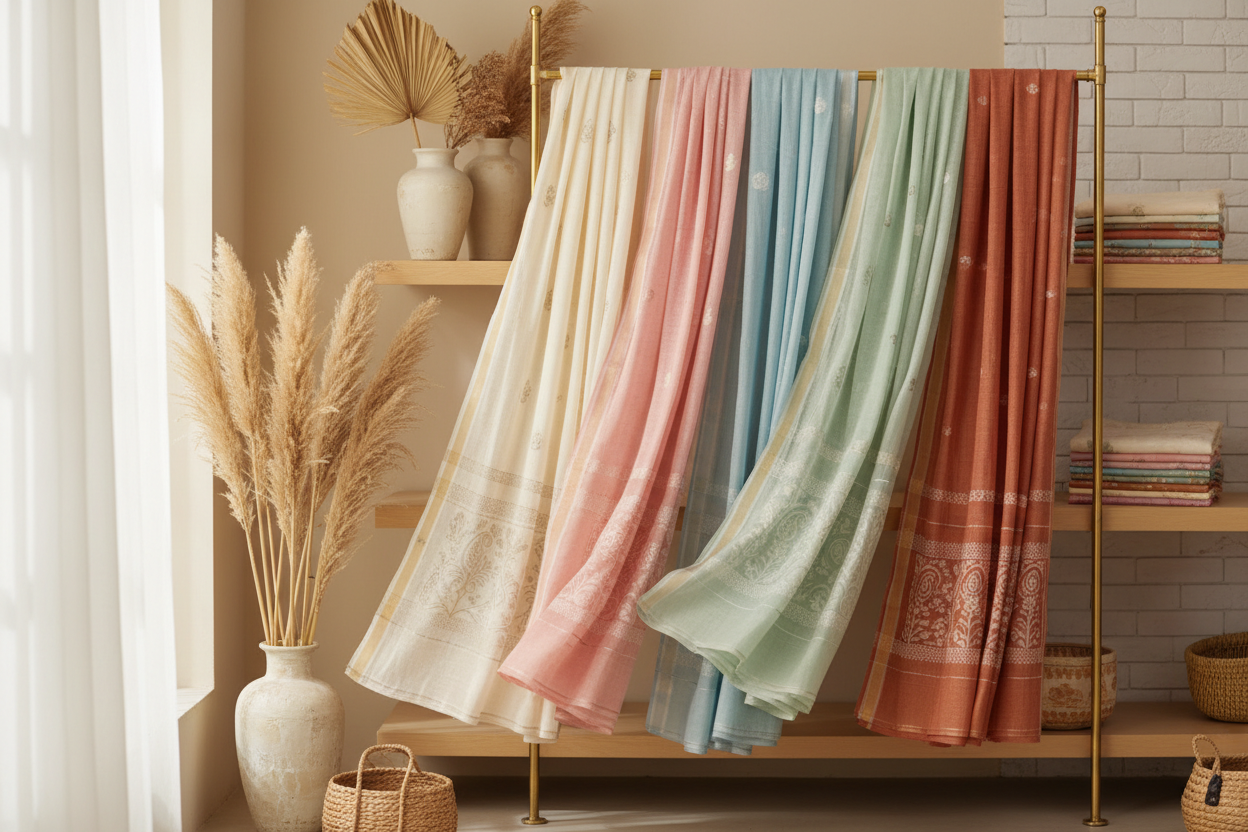 Linen & Cotton Sarees