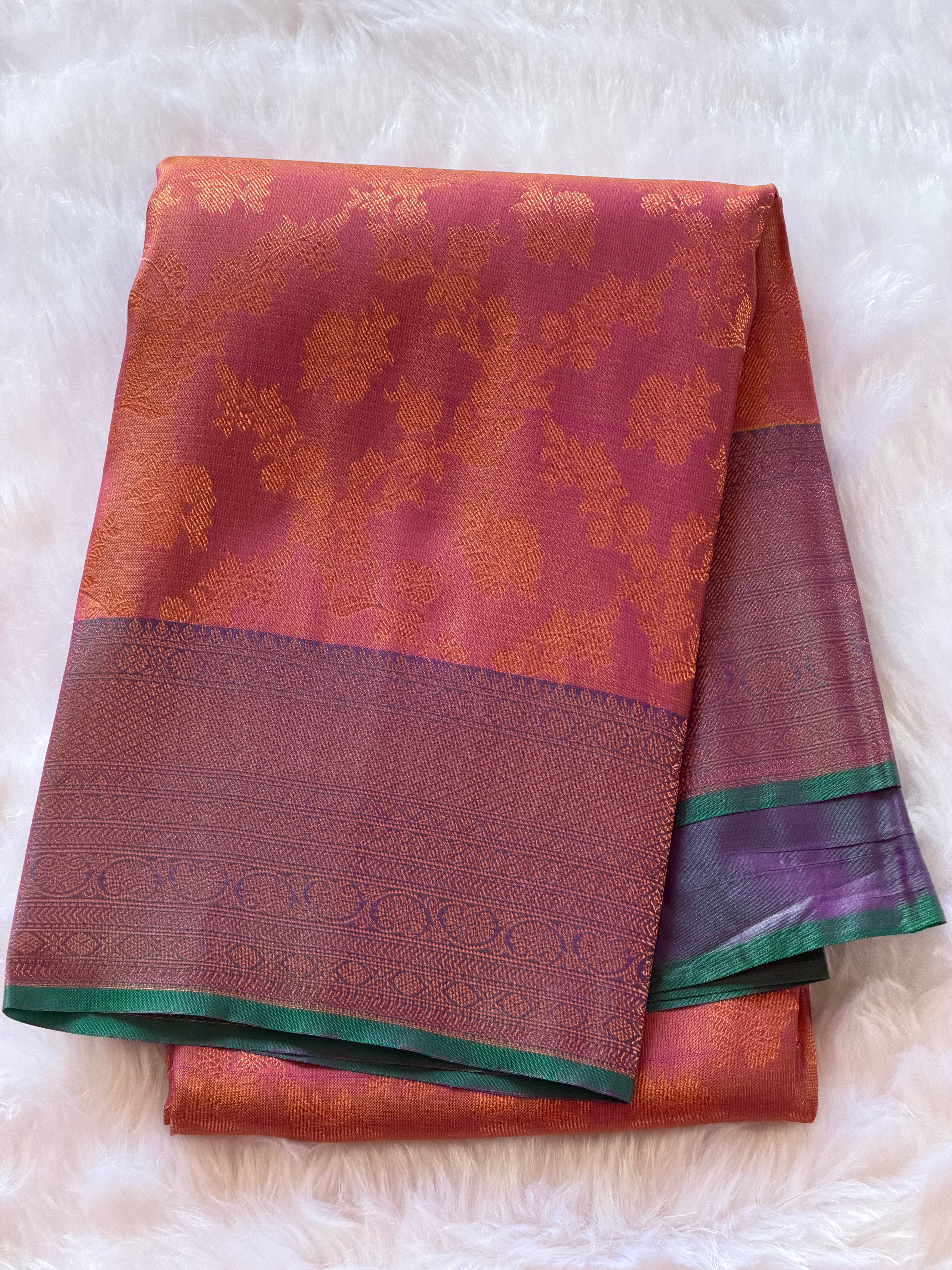 Kanchivaram Polyester Saree - KP-POL-0011
