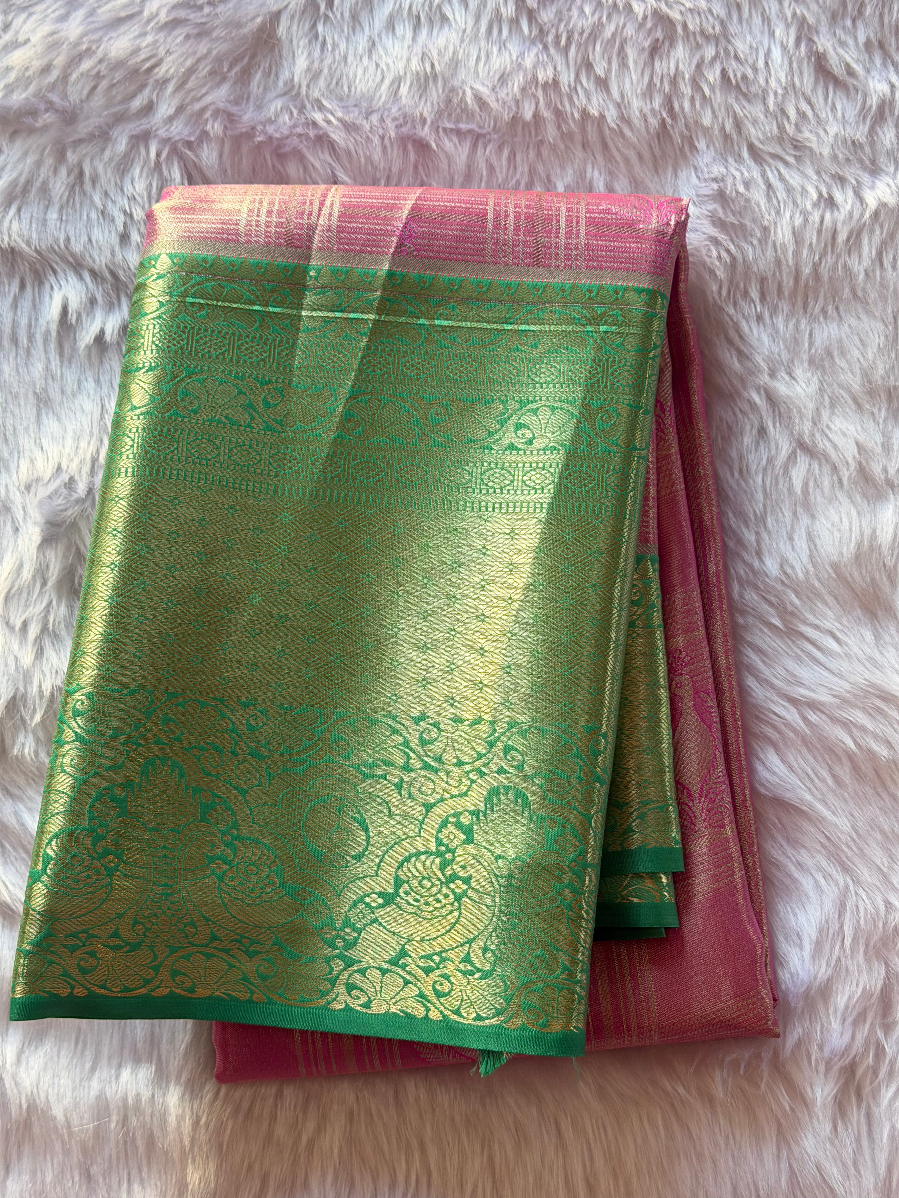 Kanchivaram Polyester Saree - KP-POL-001