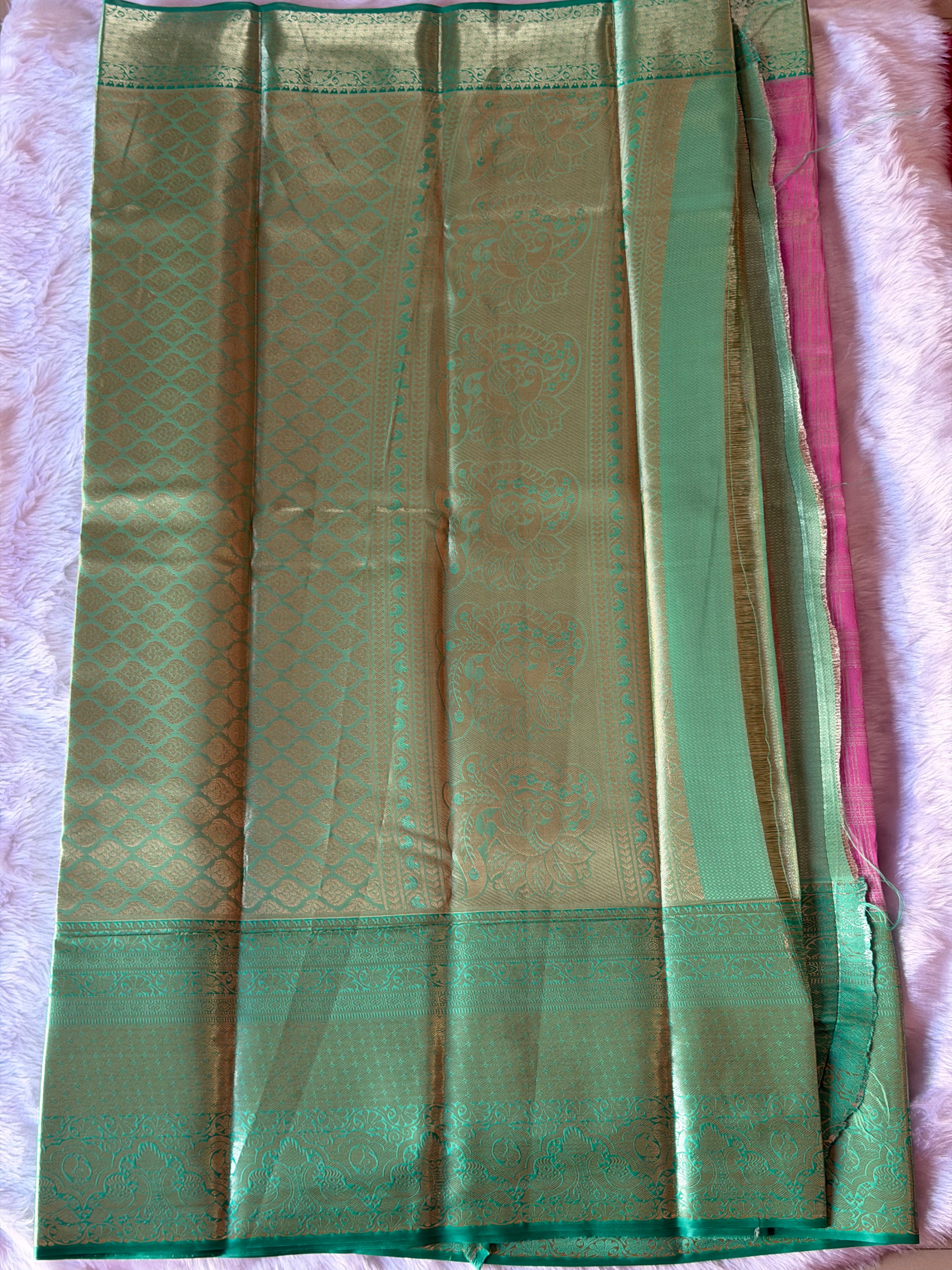 Kanchivaram Polyester Saree - KP-POL-001
