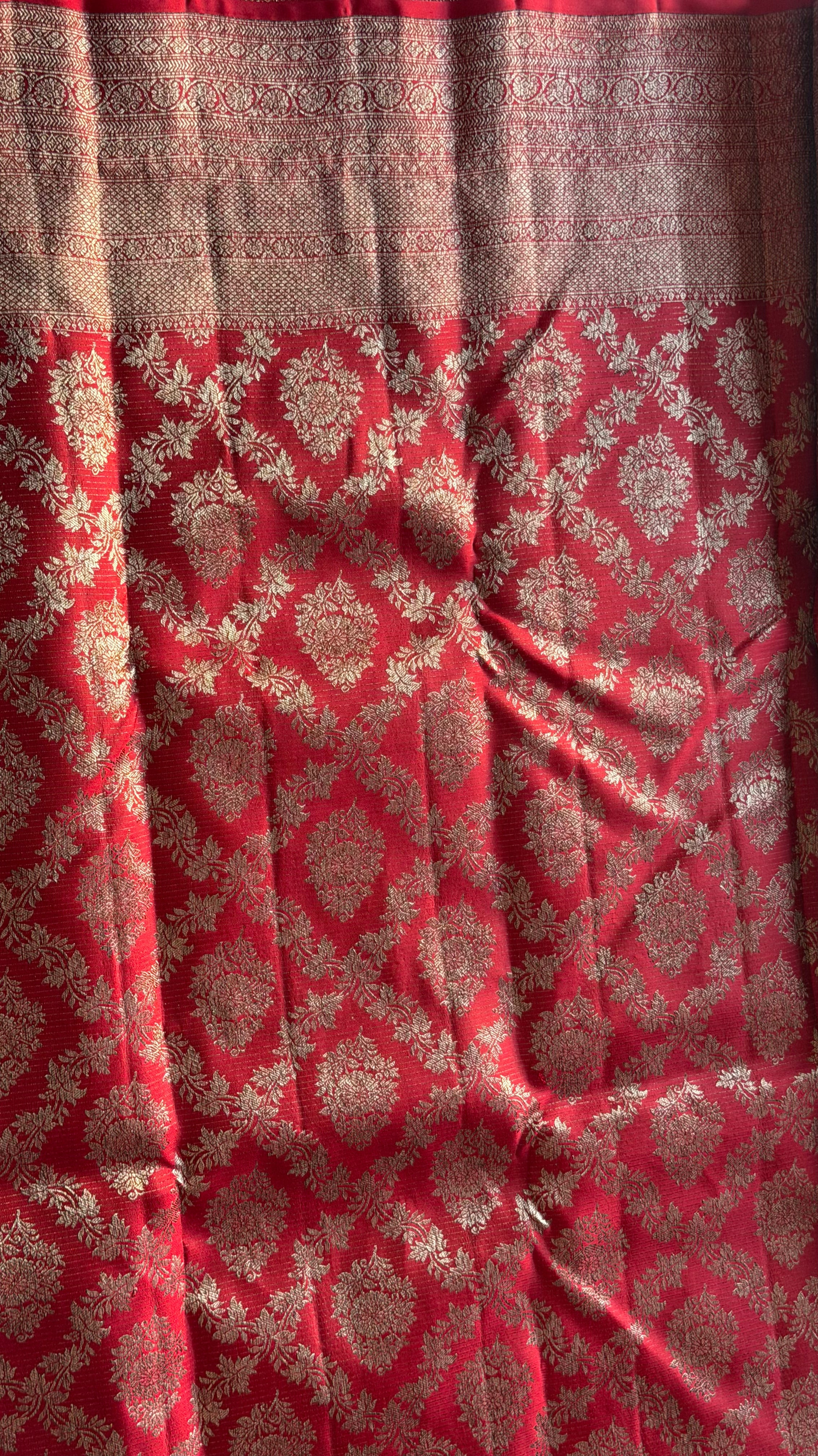 Kanchipuram pure silk saree pallu - elegant heirloom bridal saree at direct manufacturer price